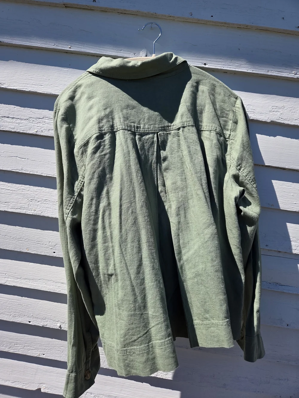 Lucky Brand Moss Green Utility Jacket with Button Front - Picture 3 of 16